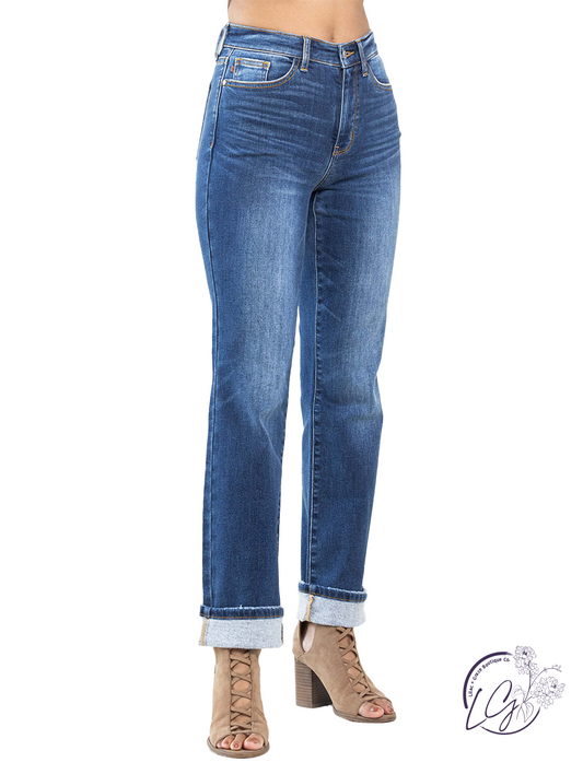 Ainsley High Waist Straight Leg By Judy Blue