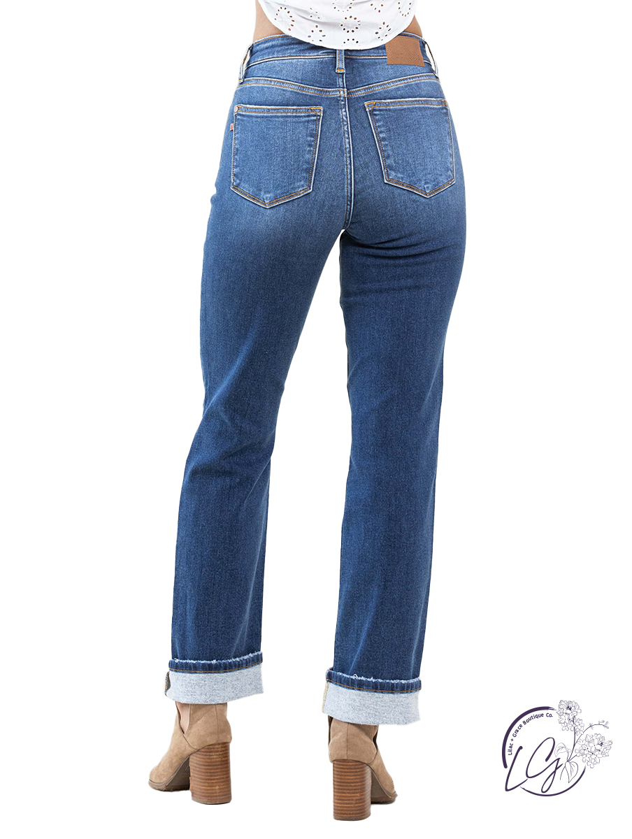 Ainsley High Waist Straight Leg By Judy Blue