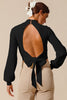 Darling Ties Open-Back Sweater