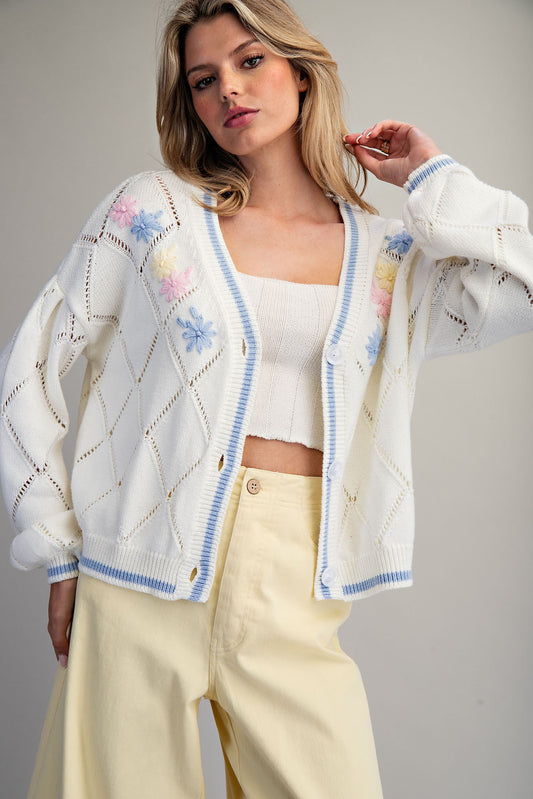 Sugar Check Cardigan
