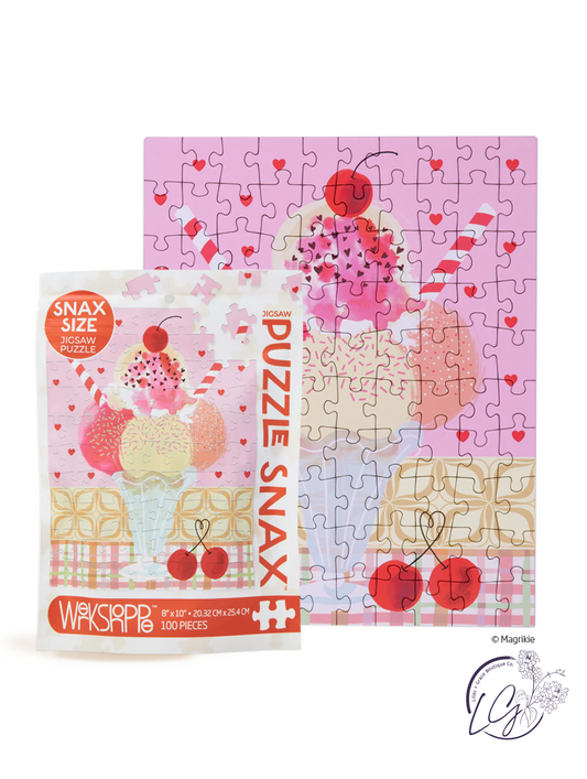 Cherry Sundae 100 Piece Puzzle Snax