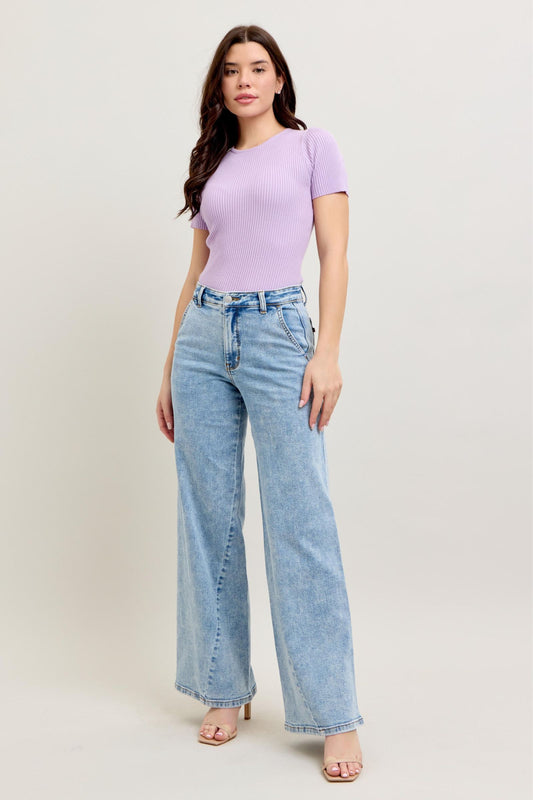 Sterling High Rise Retro Wide by Judy Blue