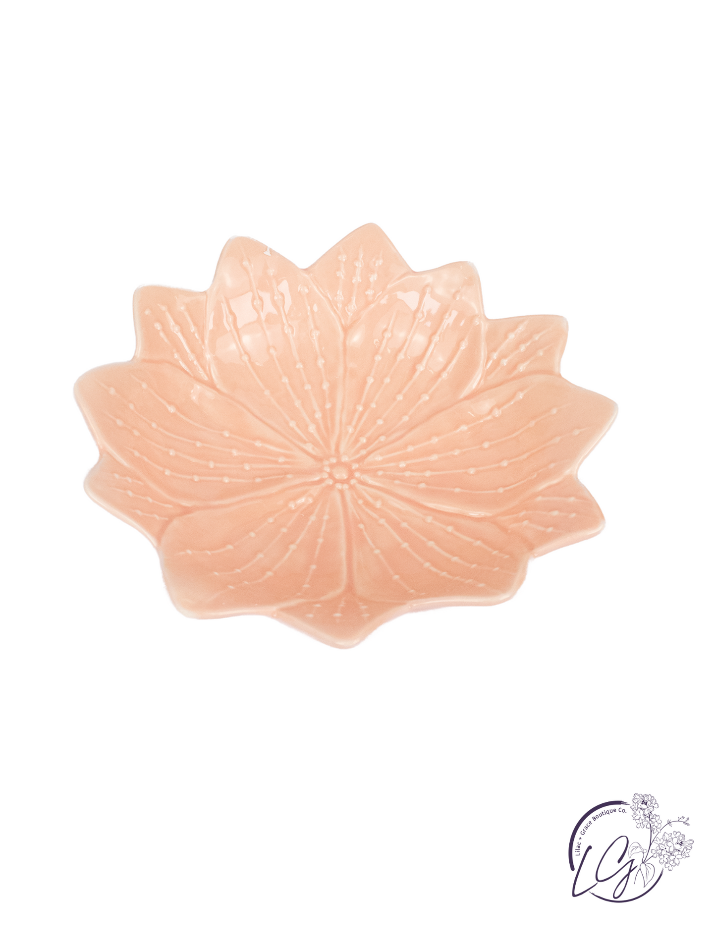 Ceramic Blossom Trinket Holder