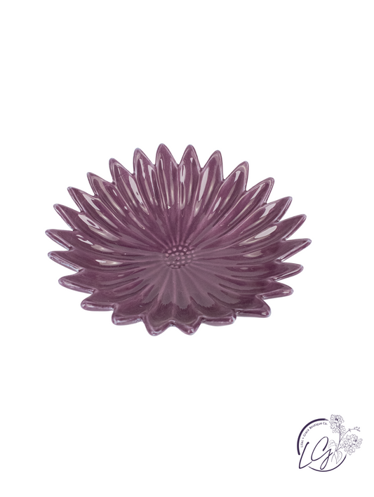 Ceramic Plumpetal Trinket Holder