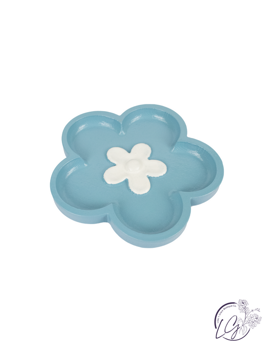 GrainWood Flower Trinket Tray