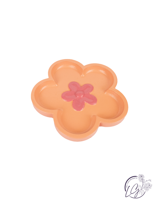 GrainWood Flower Trinket Tray