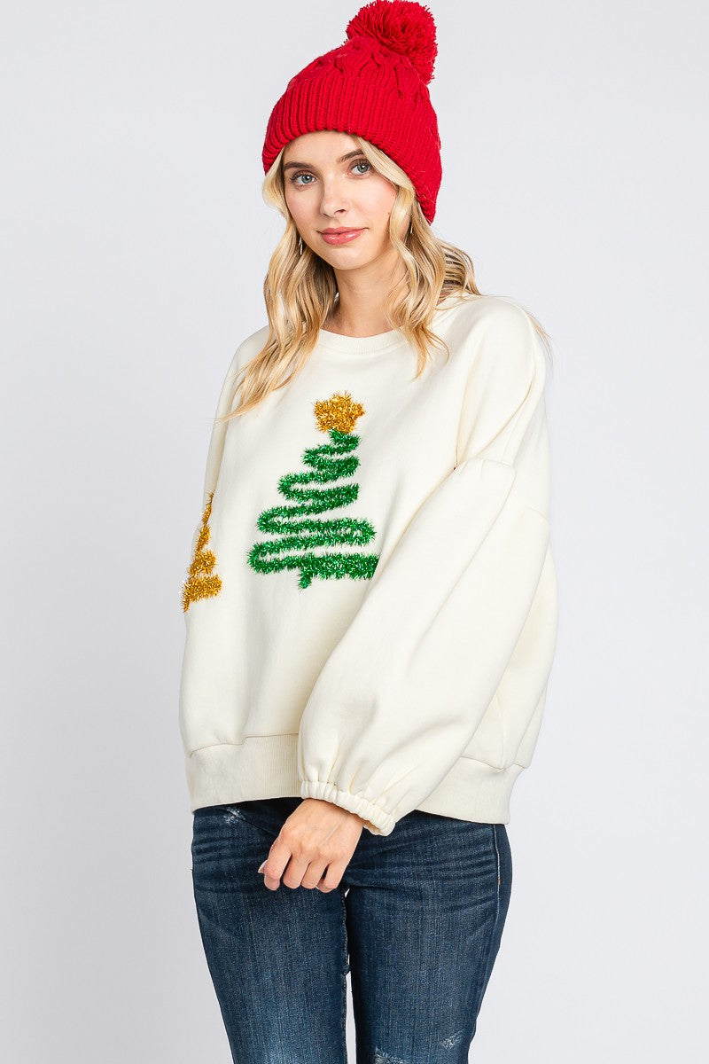 Curvy Oh Christmas Tree Pullover