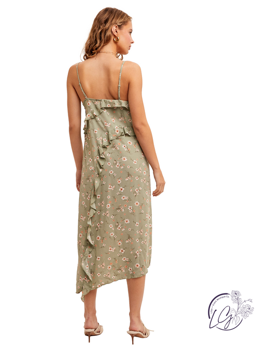 Enchanted Forest Asymmetrical Dress