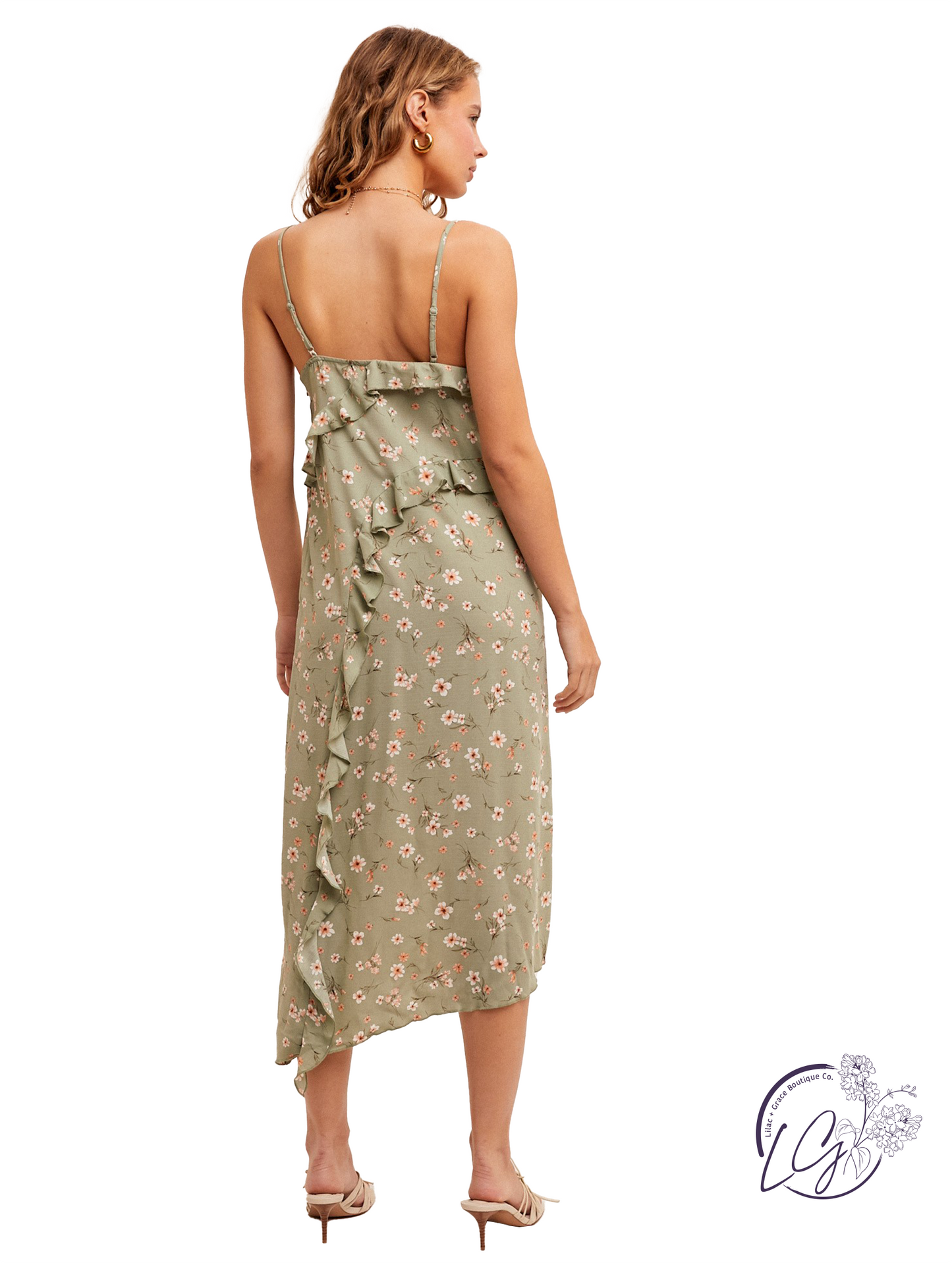 Enchanted Forest Asymmetrical Dress