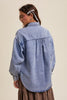 Heartlight Denim Oversized Long Denim Jacket