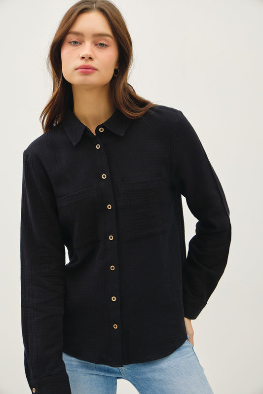 Quiet Moments Button Up