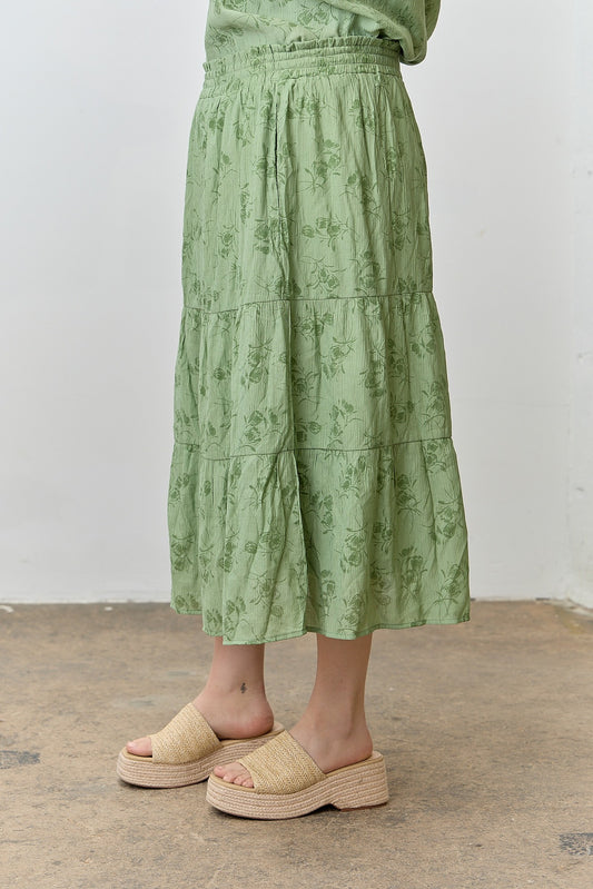 Curvy Crickets Sing Low Maxi Skirt