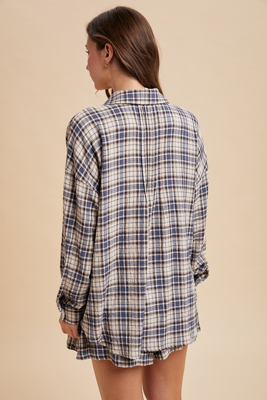 Soft Plaid Crinkle Gauze Set