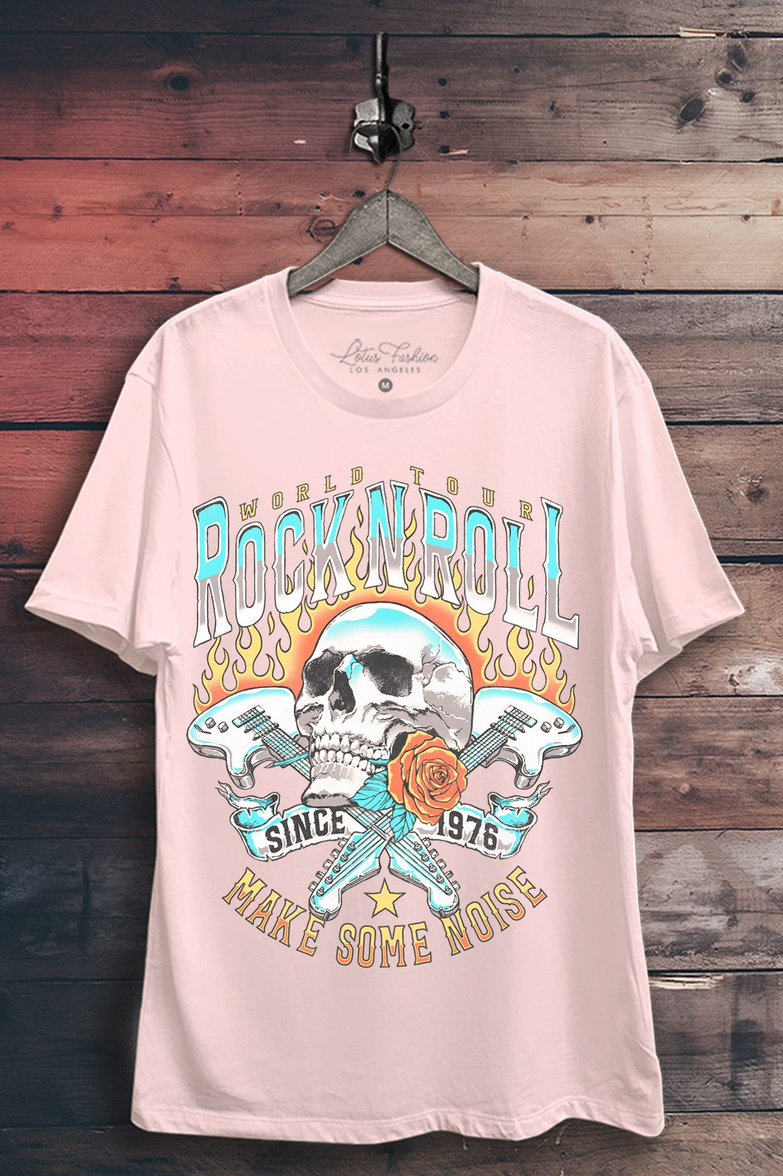 Rock And Roll Make Some Noise Graphic Top