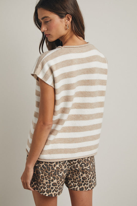 Stripe & Smile Vest