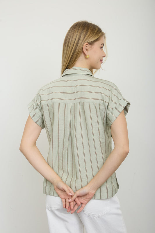 On the Go Stripe Top
