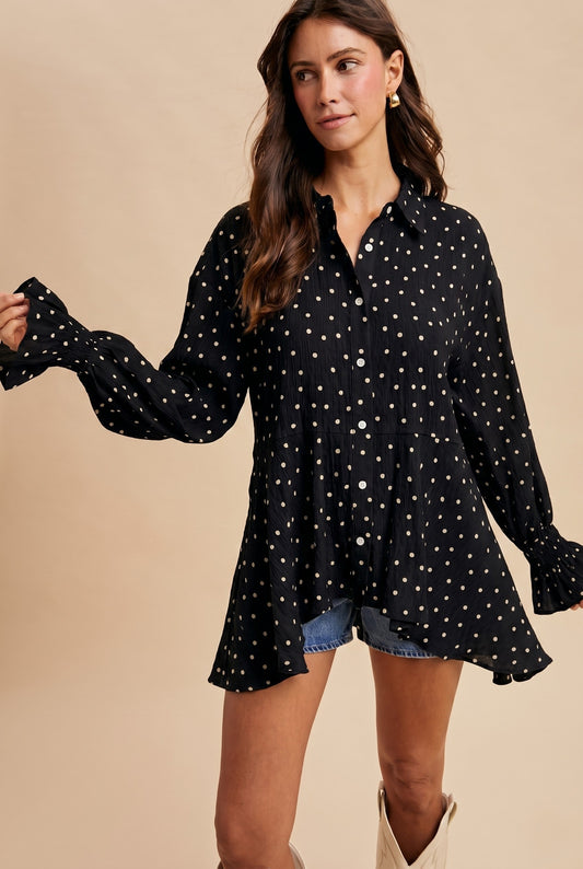 Millie Polka Dot Blouse