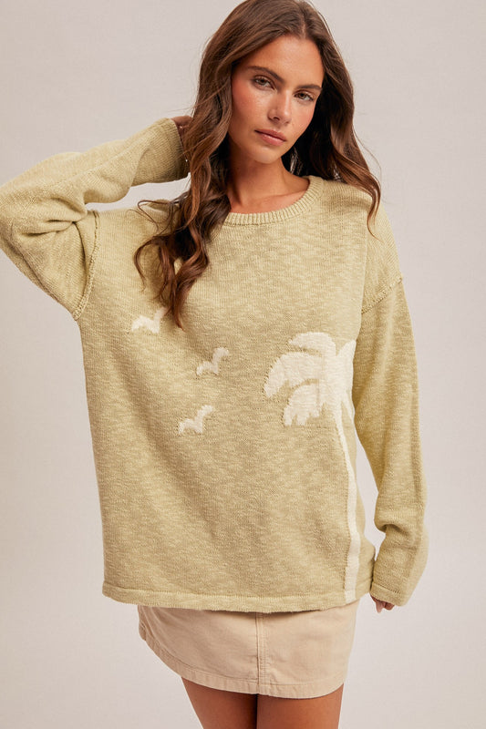 Palm Breeze Sweater