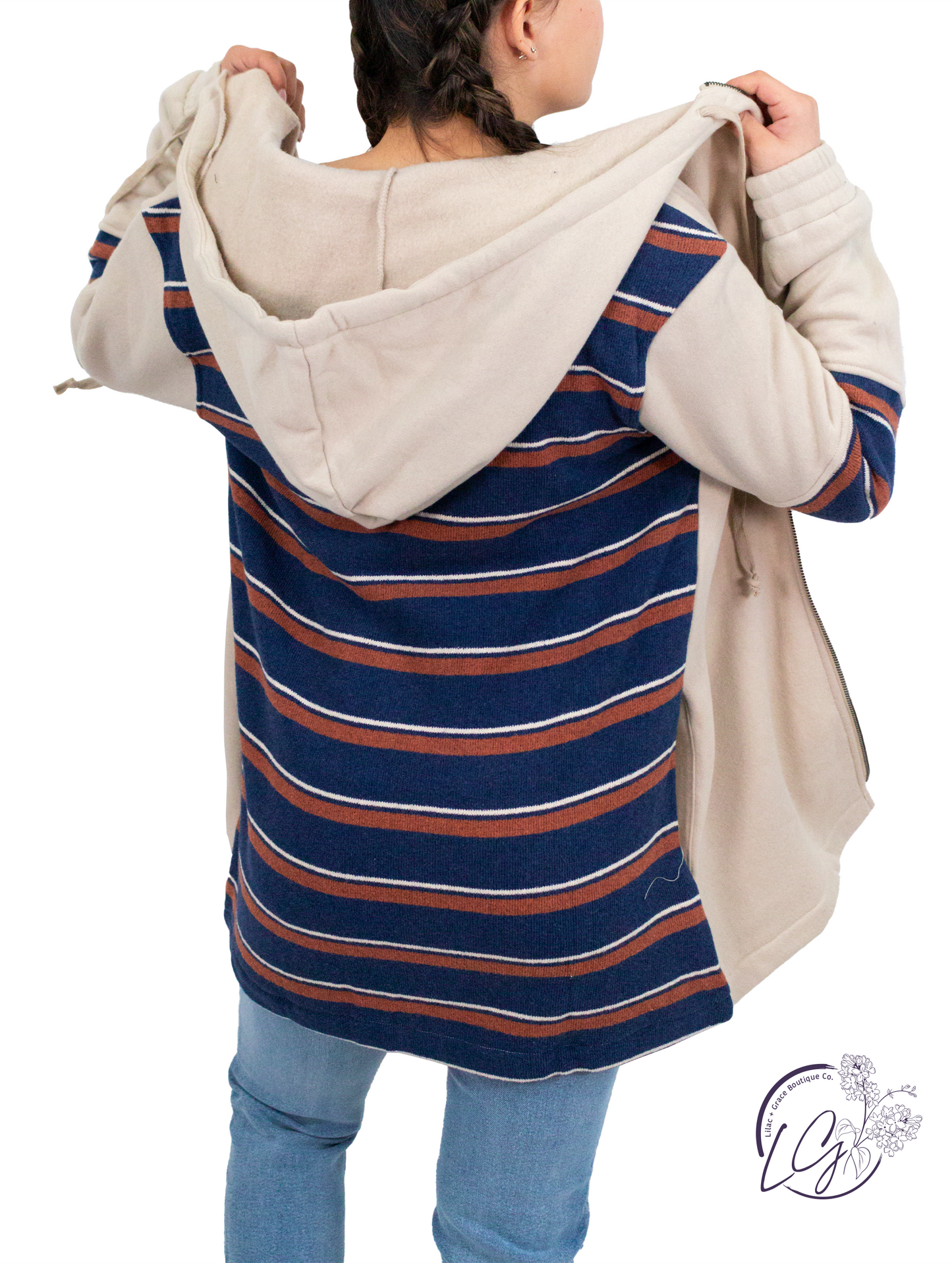 Got It All Striped Hoodie