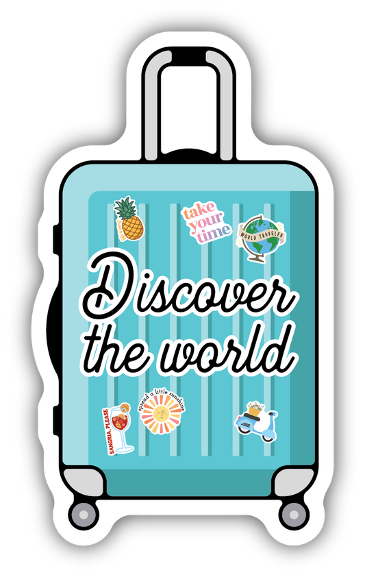 Discover The World Sticker