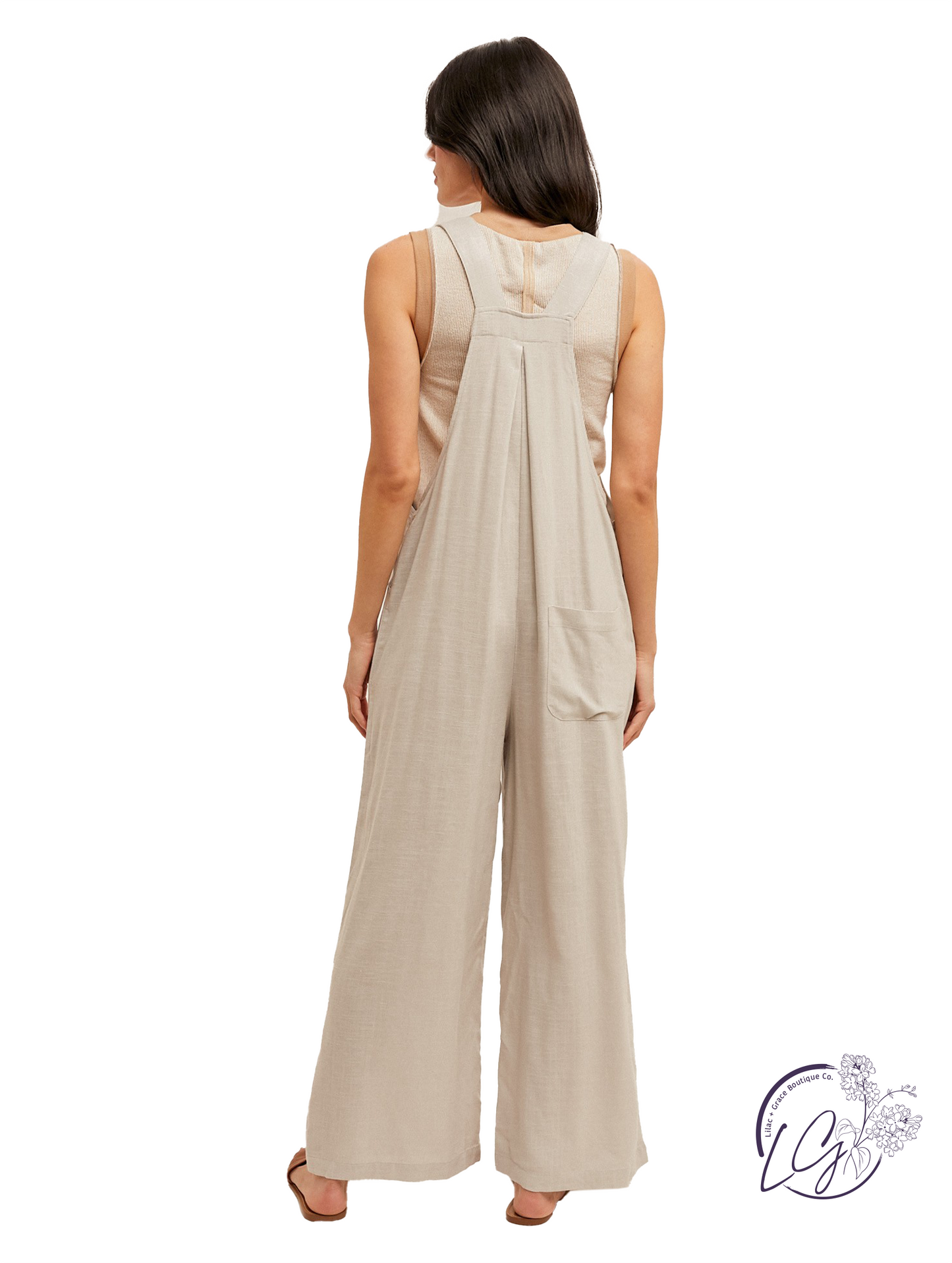 Charged Silence Linen Overalls