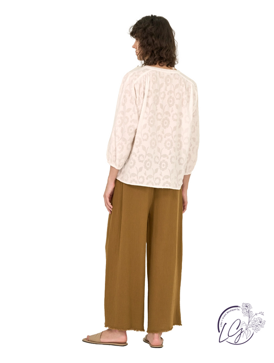 Harvest The Joy Cotton Blouse