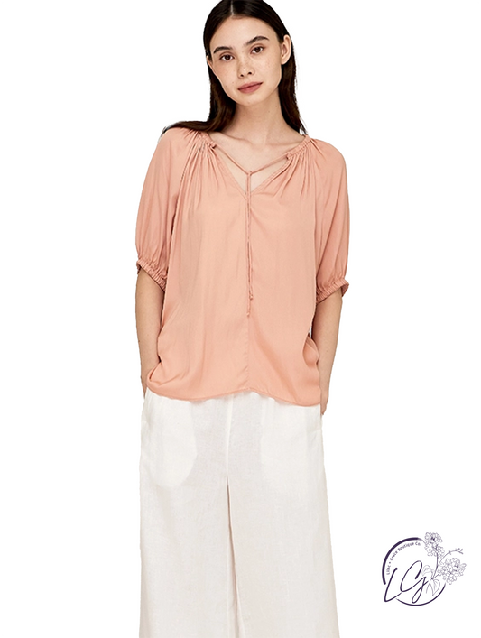 Take It Easy Satin Blouse