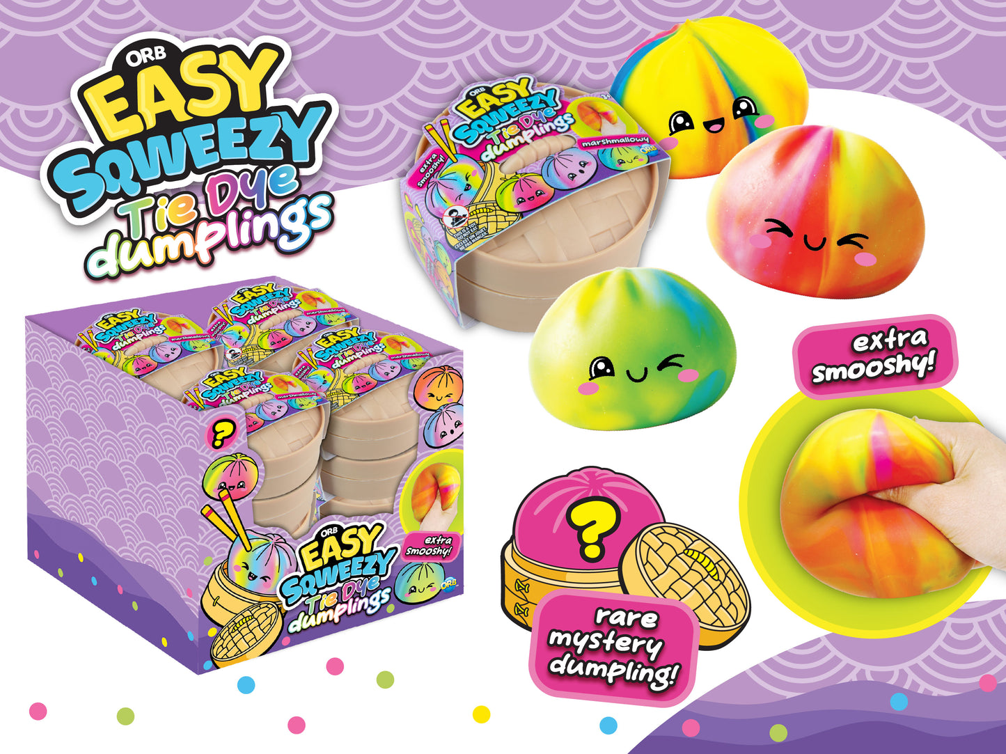 Easy Sqweezy Tie Dye Dumplings