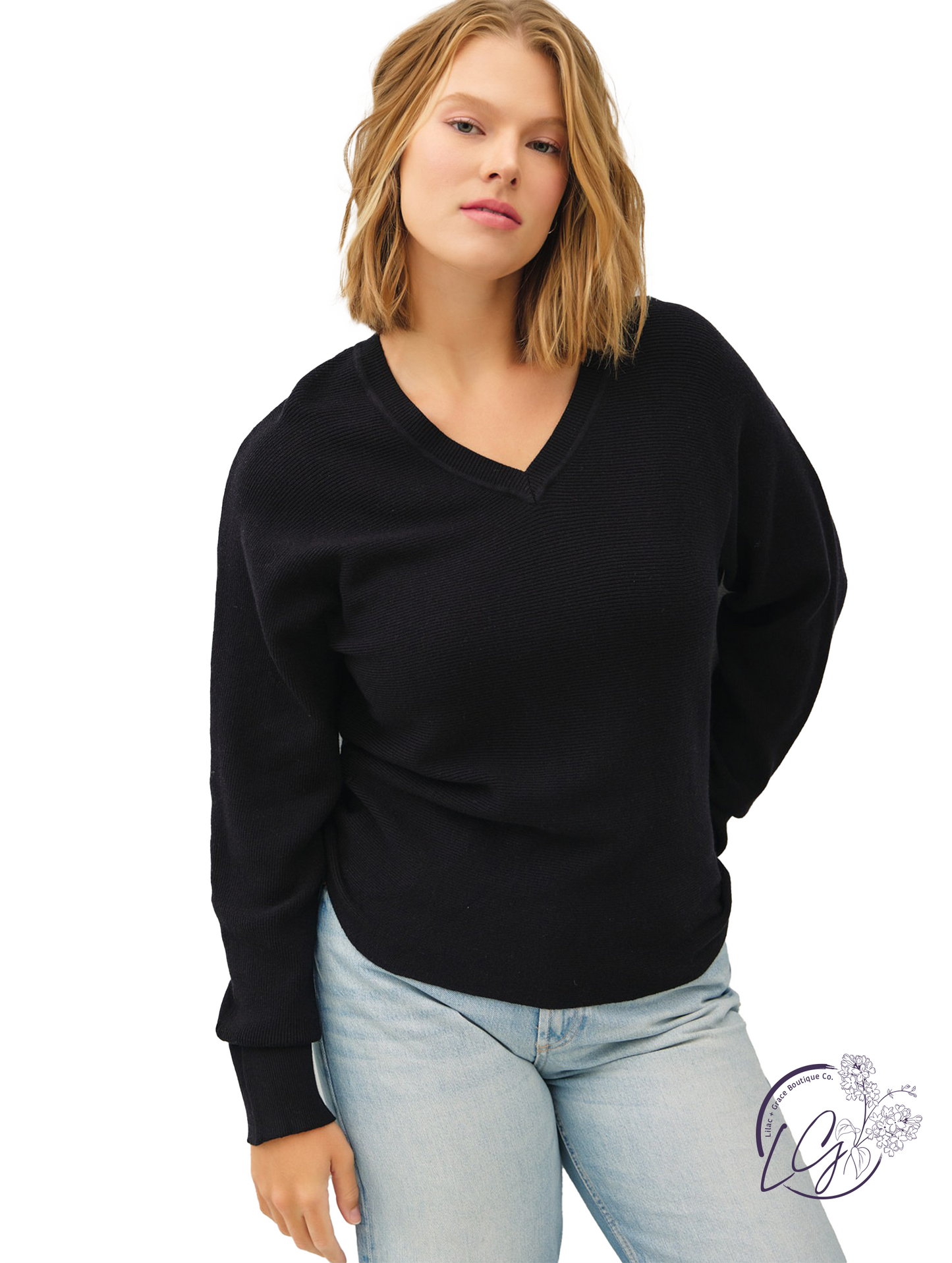 Curvy Bliss Knit Sweater