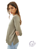 Keep Moving Forward V-Neck Sweater