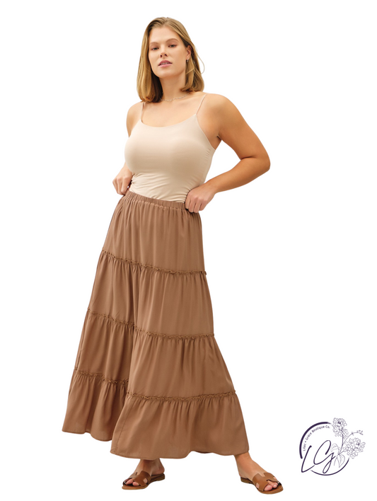 Curvy Steps On Stone Skirt