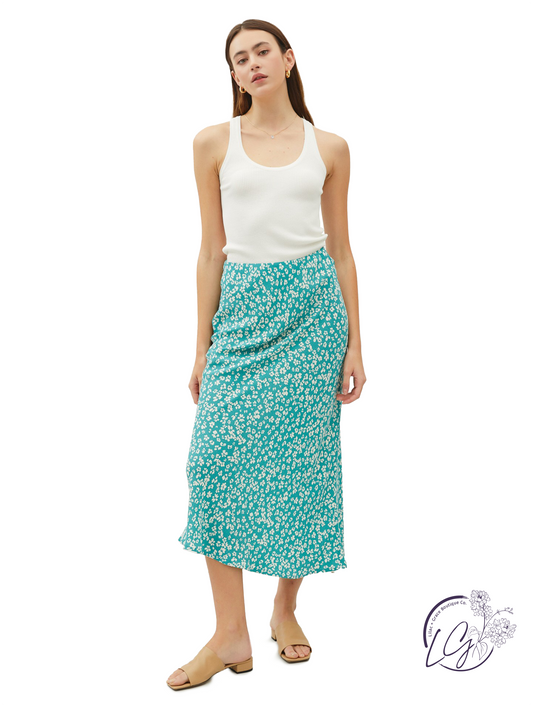 Springtime Serenade Midi Skirt