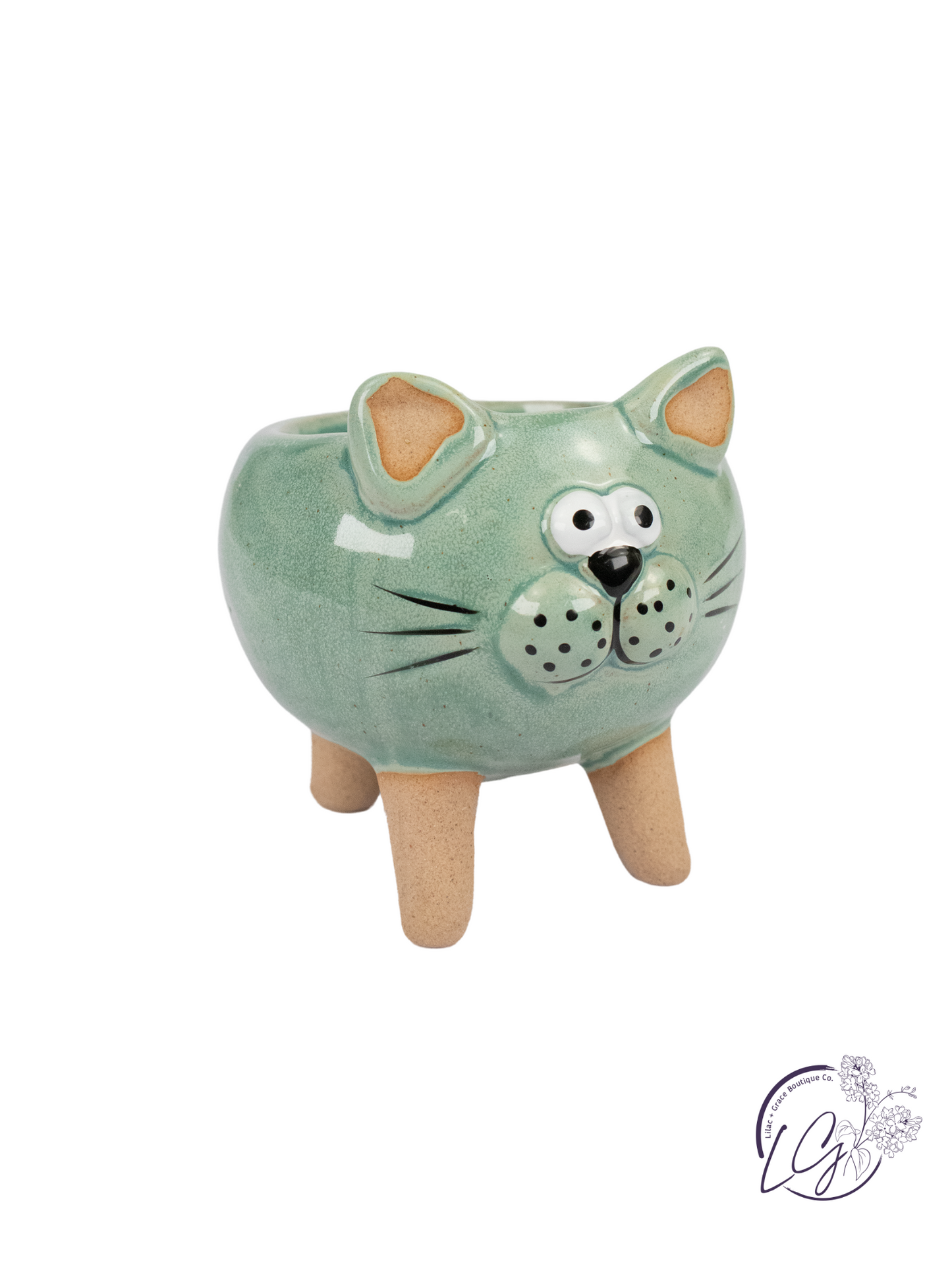 Meowing Cat Planter