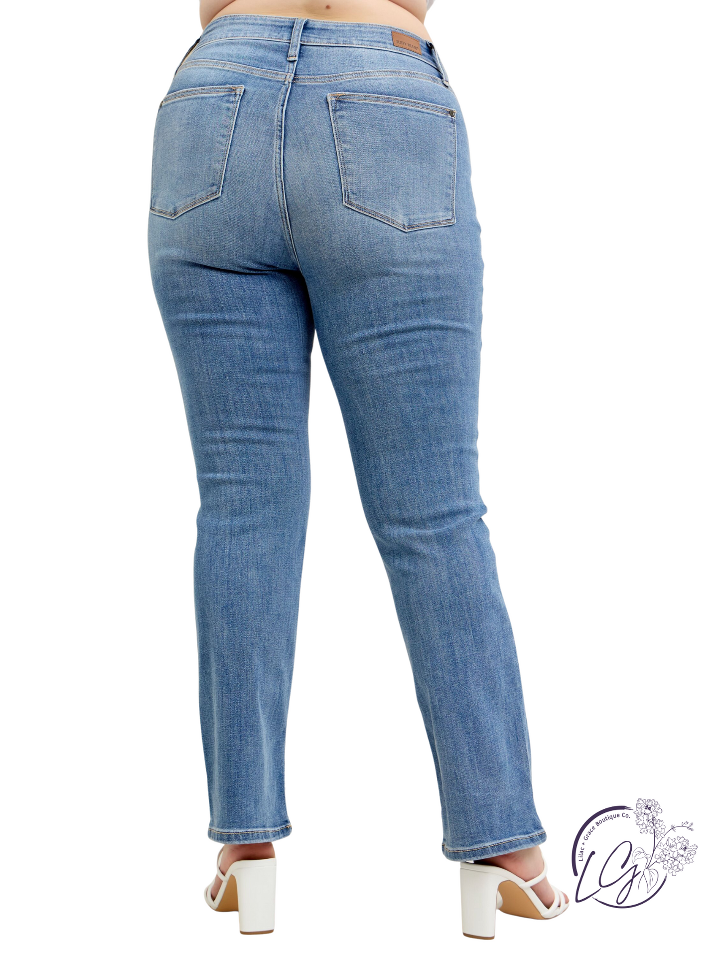 Curvy Bernadette Bootcut Jeans by Judy Blue