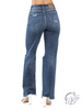 Jolene High Waist Distressed Straight by Judy Blue