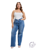 Curvy Vivienne High-Rise V-Front Waistband Vintage by Judy Blue