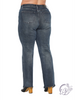Curvy Rowan High-Rise Distressed Straight by Judy Blue