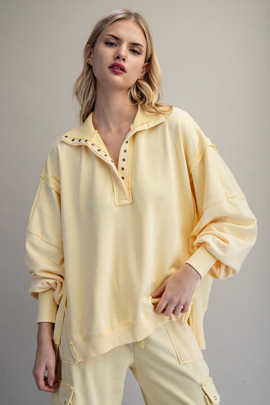 Street Luxe Cargo Pullover