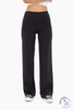 Jacquard Stripe Wide Leg Pant