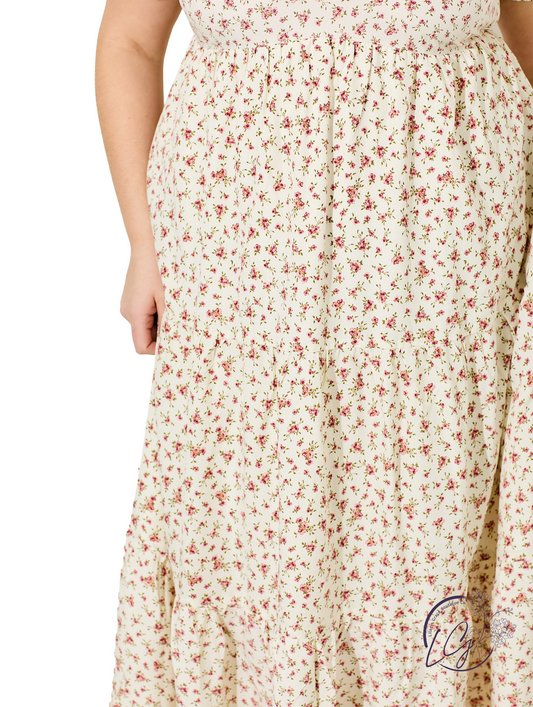Curvy Honeyshade In Bloom Maxi Dress