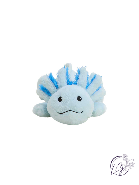 Blue Axolotl Warmies Junior