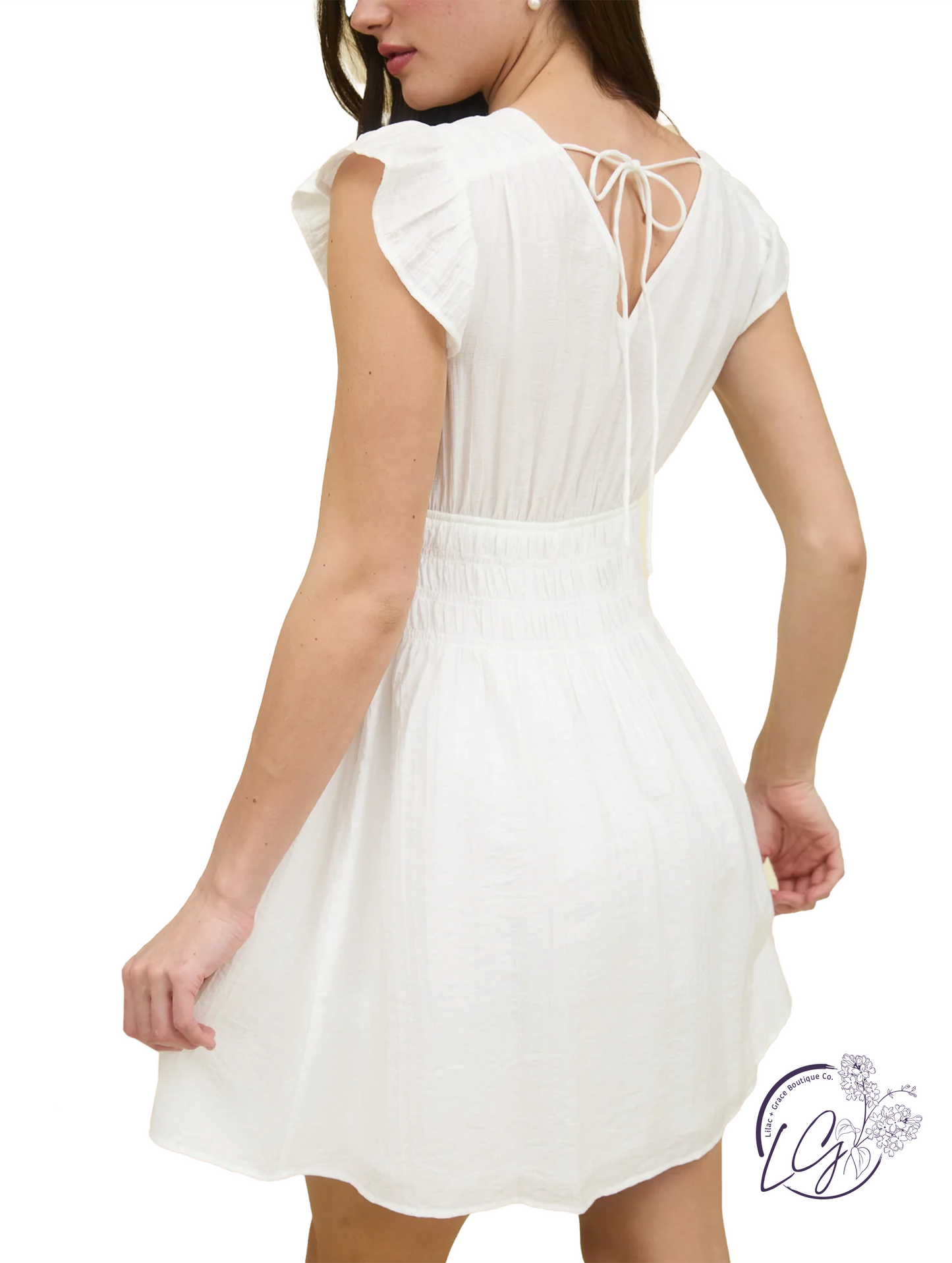 Light Stirred Mini Dress