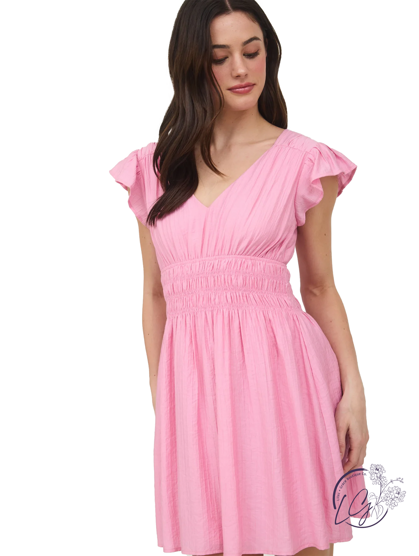 Light Stirred Mini Dress