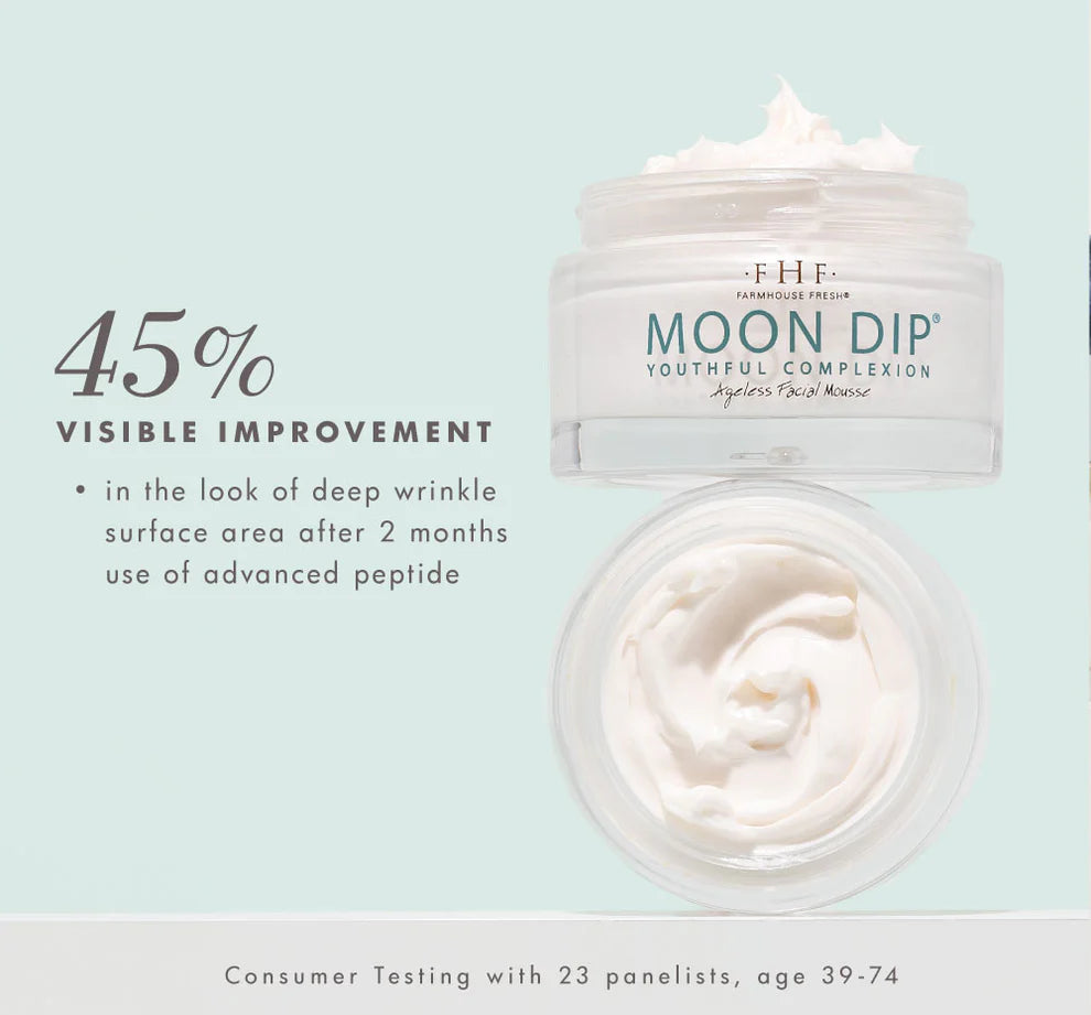 Moon Dip® Youthful Complexion Ageless Facial Mousse with Peptides + Retinol