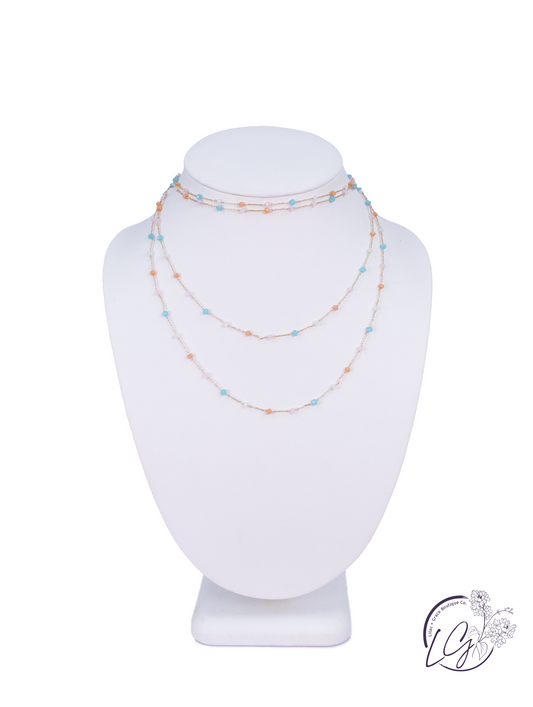 Crystal Perfect Long Necklace