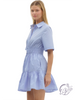 Softline Smocked Waist Mini Dress