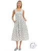 Dotspell Tiered Midi Dress