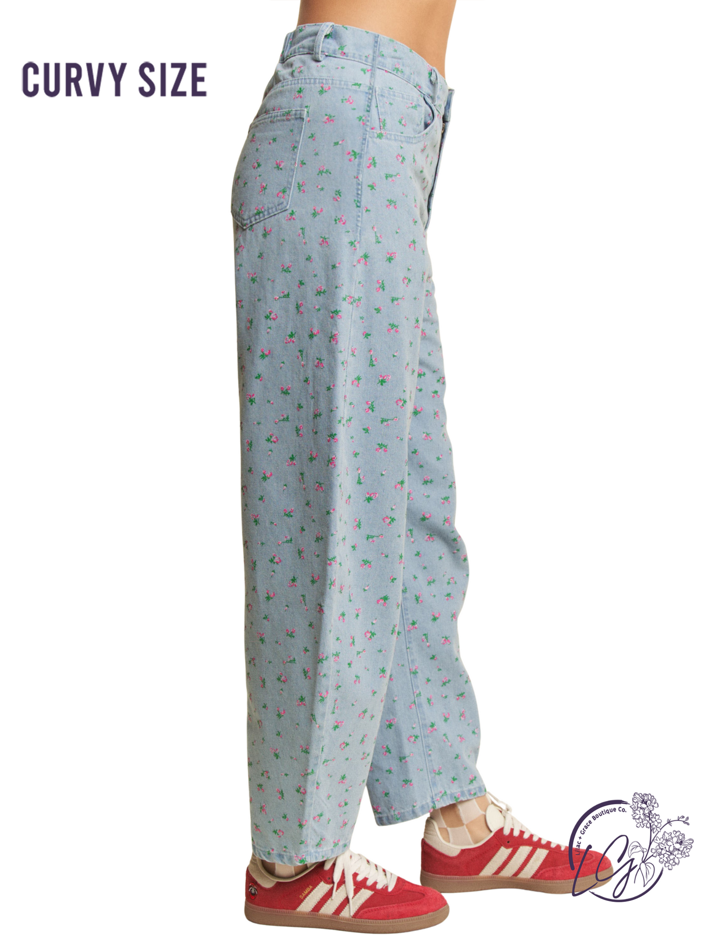 Curvy Run the Show Zipper Pants