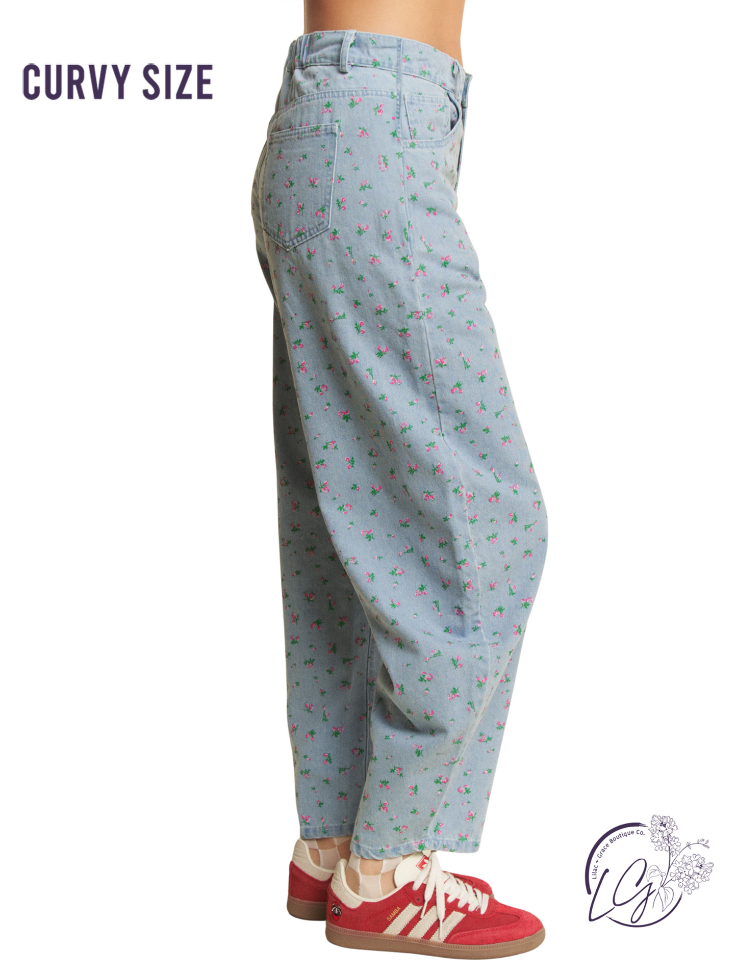 Curvy Run the Show Zipper Pants