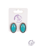 Ridgeview Oval Stud Earrings